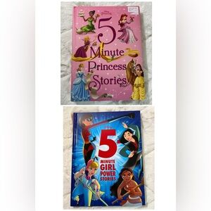 Disney 5 Minute Stories Princess Girl Power Book Bundle Kids Bedtime Books